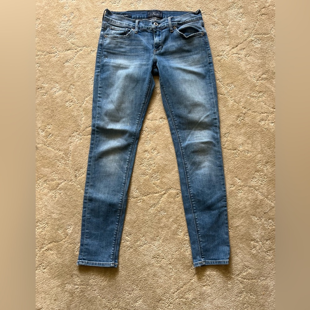 Lucky Brand Blue Charlie Skinny Jeans with Stretch